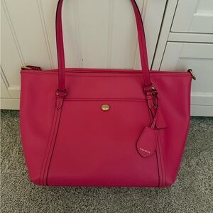 Coach Fuchsia Tote Bag